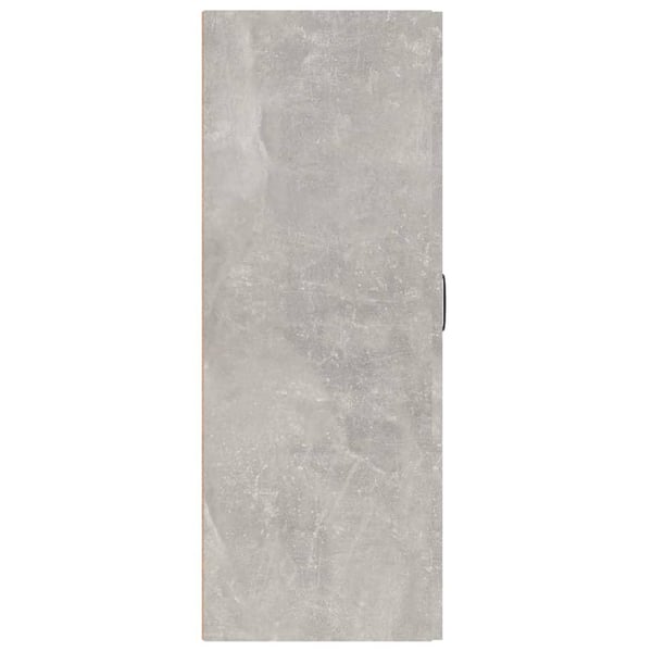 vidaXL Veggskap betonggrå 69,5x34x90 cm konstruert tre