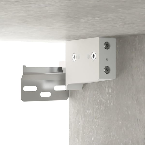 vidaXL Veggskap betonggrå 69,5x34x90 cm konstruert tre