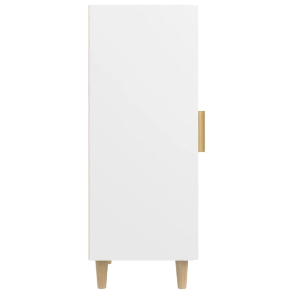 vidaXL skænk 34,5x34x90 cm konstrueret træ hvid