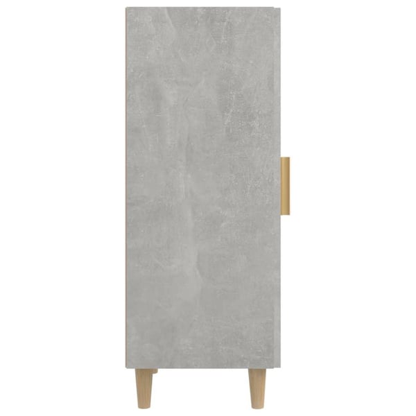 vidaXL Skjenk betonggrå 34,5x34x90 cm konstruert tre