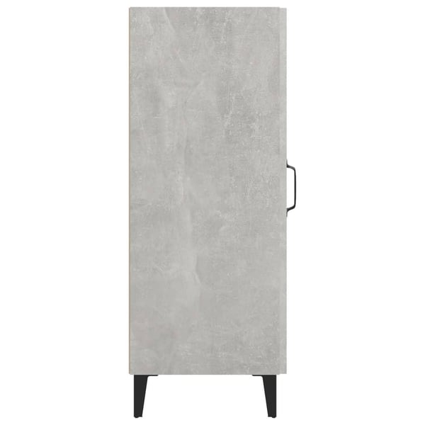 vidaXL Skjenk betonggrå 34,5x34x90 cm konstruert tre