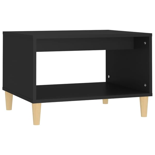 vidaXL sofabord 60x50x40 cm konstrueret træ sort