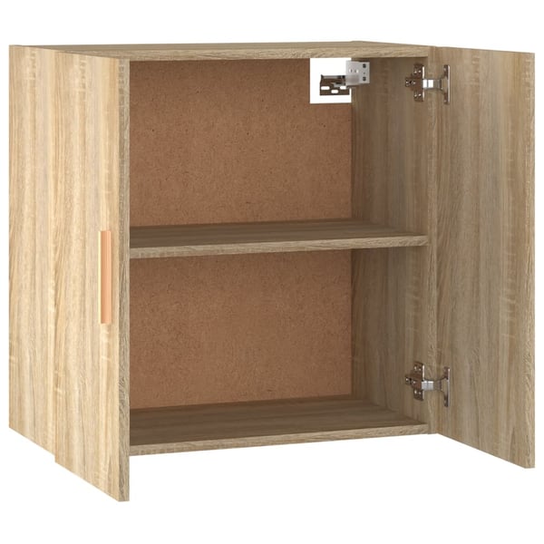 vidaXL Veggskap sonoma eik 60x30x60 cm konstruert tre