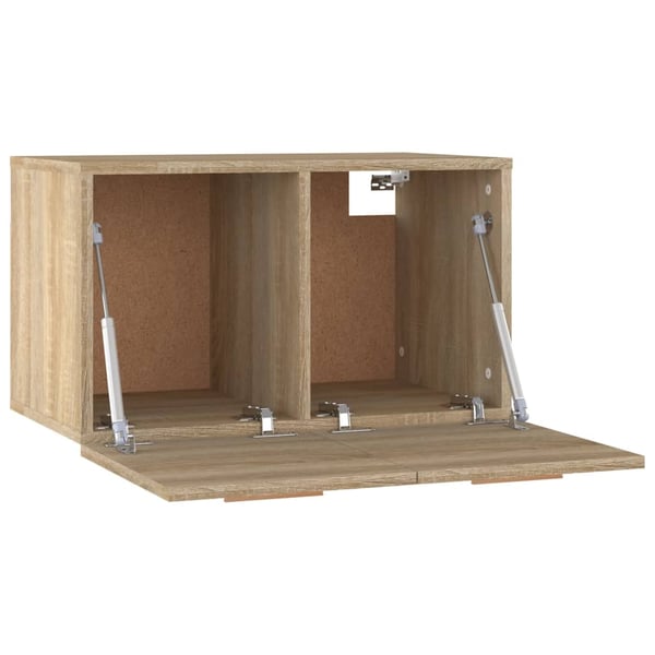 vidaXL Veggskap sonoma eik 60x36,5x35 cm konstruert tre