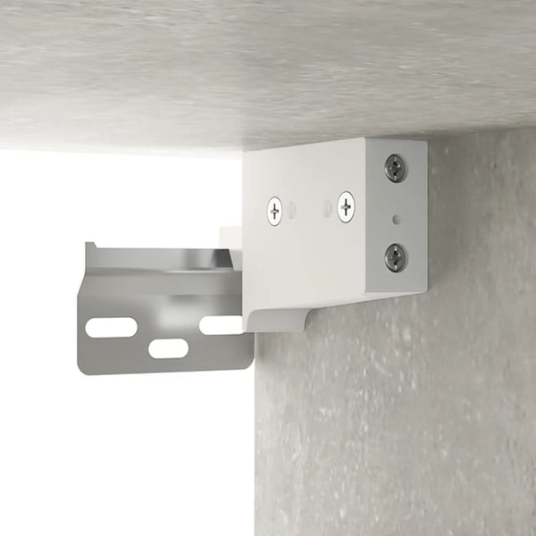 vidaXL Veggskap betonggrå 60x36,5x35 cm konstruert tre