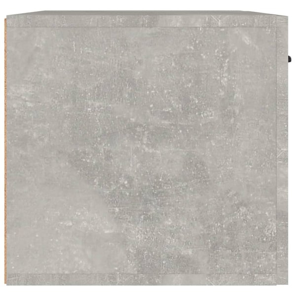 vidaXL Veggskap betonggrå 60x36,5x35 cm konstruert tre