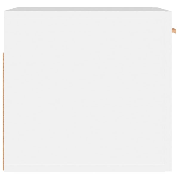 vidaXL Veggskap hvit 80x35x36,5 cm konstruert tre