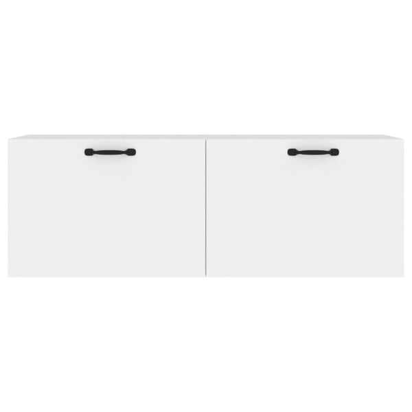 vidaXL Veggskap hvit 100x36,5x35 cm konstruert tre
