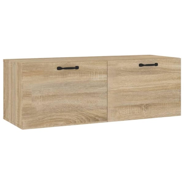 vidaXL vægskab 100x36,5x35 cm konstrueret træ sonoma-eg