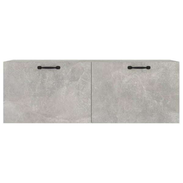 vidaXL Veggskap betonggrå 100x36,5x35 cm konstruert tre
