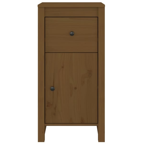vidaXL Skjenker 2 stk honningbrun 40x35x80 heltre furu