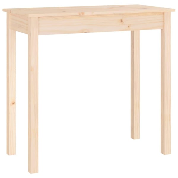 vidaXL konsolbord 80x40x75 cm massivt fyrretræ