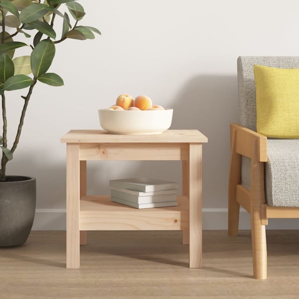 vidaXL Salongbord 45x45x40 cm heltre furu