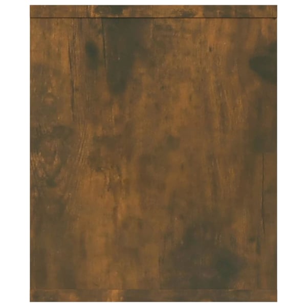 vidaXL Bokhylle/TV-benk røkt eik 143x30x36 cm konstruert tre