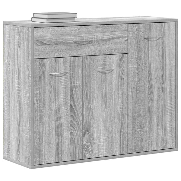 vidaXL Skjenk grå sonoma 88x30x70 cm konstruert tre