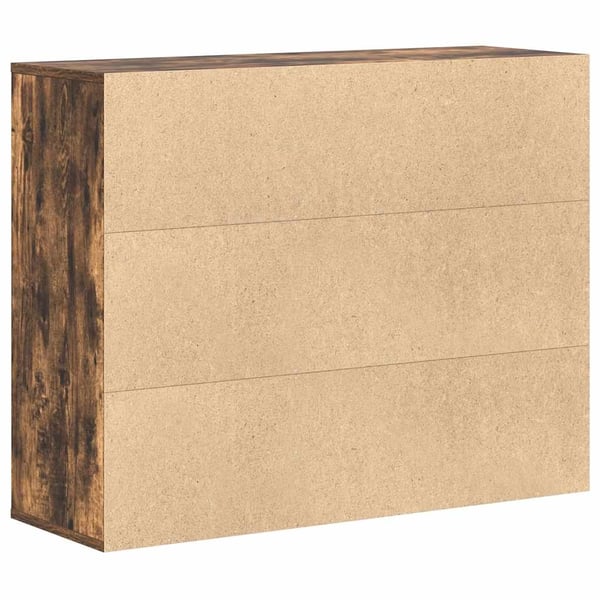 vidaXL Skjenk røkt eik 88x30x70 cm konstruert tre
