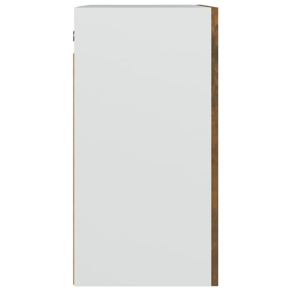 vidaXL Vegghengt skap "Lyon" røkt eik 50x31x60 cm konstruert tre