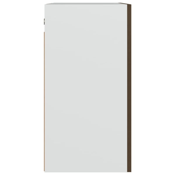 vidaXL Vegghengt skap "Lyon" brun eik 50x31x60 cm konstruert tre