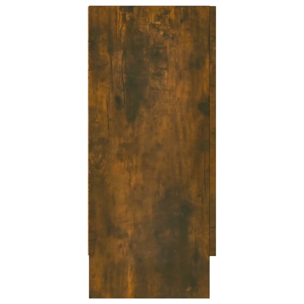 vidaXL skænk 120x30,5x70 cm konstrueret træ røget egetræsfarve