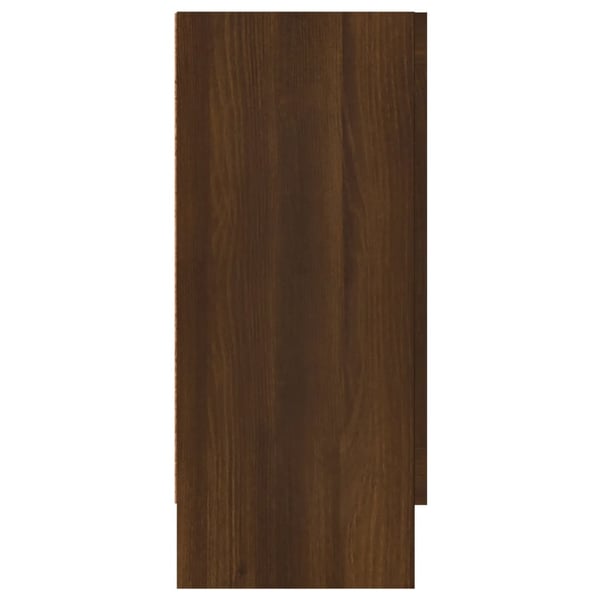 vidaXL Skjenk brun eik 120x30,5x70 cm konstruert tre