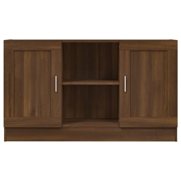 vidaXL Skjenk brun eik 120x30,5x70 cm konstruert tre
