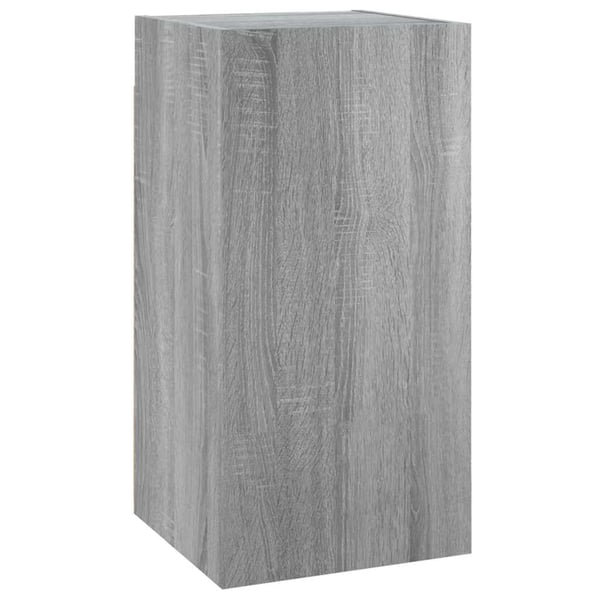 vidaXL TV-benk grå sonoma 30,5x30x60 cm konstruert tre