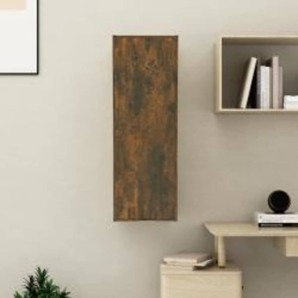 vidaXL TV-benk røkt eik 30,5x30x90 cm konstruert tre