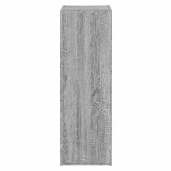 vidaXL TV-benk 2 stk grå sonoma 30,5x30x90 cm konstruert tre