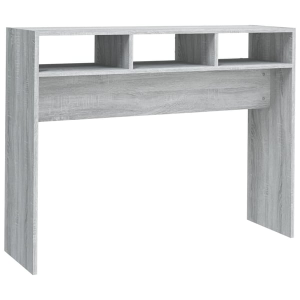 vidaXL Konsollbord grå sonoma 105x30x80 cm konstruert tre