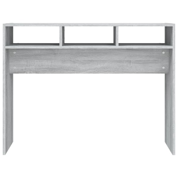 vidaXL Konsollbord grå sonoma 105x30x80 cm konstruert tre