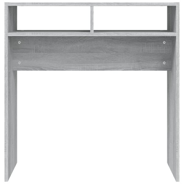 vidaXL Konsollbord grå sonoma 78x30x80 cm konstruert tre