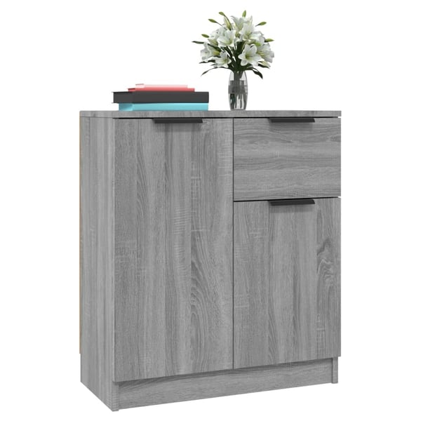 vidaXL Skjenk grå sonoma 60x30x70 cm konstruert tre