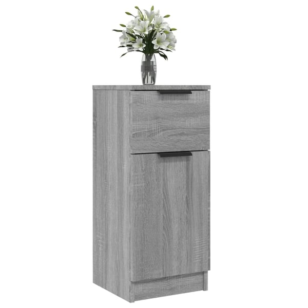vidaXL Skjenk grå sonoma 30x30x70 cm konstruert tre