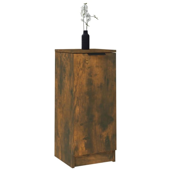 vidaXL Skjenker 2 stk røkt eik 30x30x70 cm konstruert tre