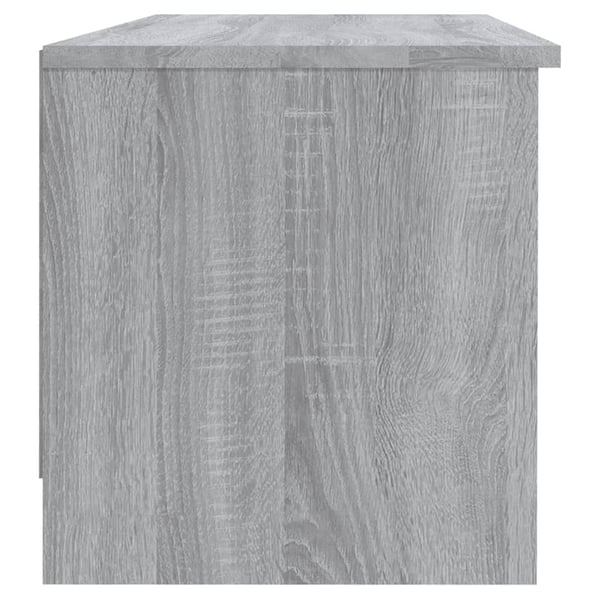 vidaXL TV-benk grå sonoma 102x35,5x36,5 cm konstruert tre