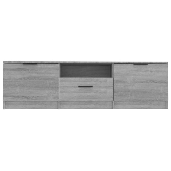 vidaXL Tv-bänk grå sonoma 140x35x40 cm konstruerat trä