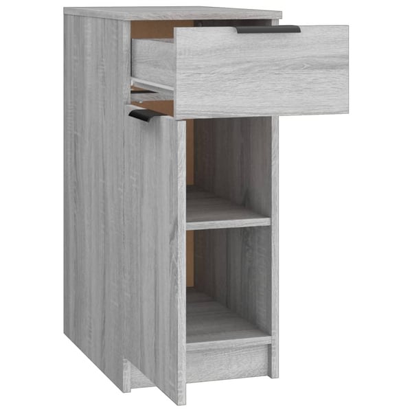 vidaXL Skrivebordskap grå sonoma 33,5x50x75 cm konstruert tre