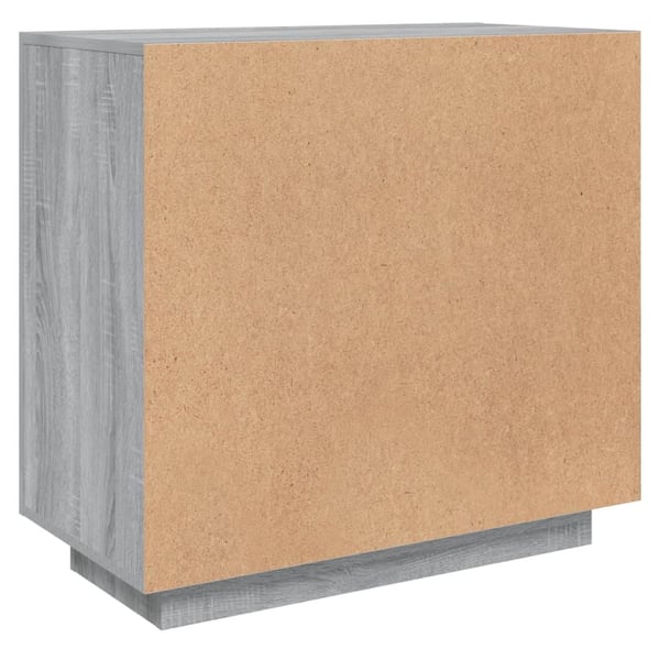 vidaXL Skjenk grå sonoma 80x40x75 cm konstruert tre