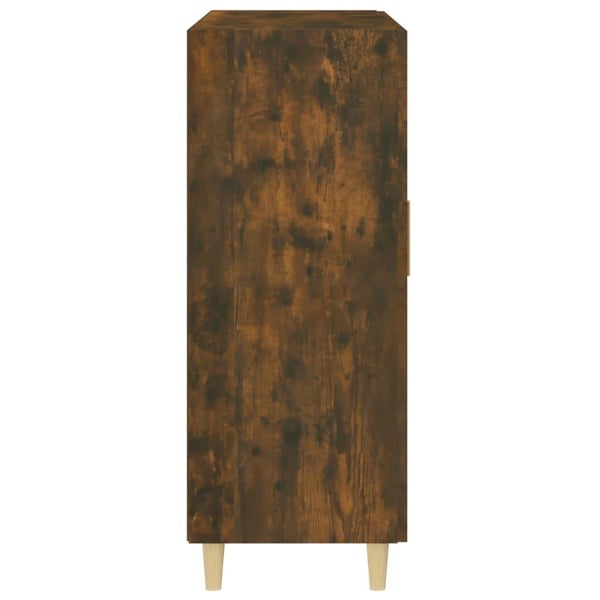 vidaXL Skjenk røkt eik 69,5x34x90 cm konstruert tre