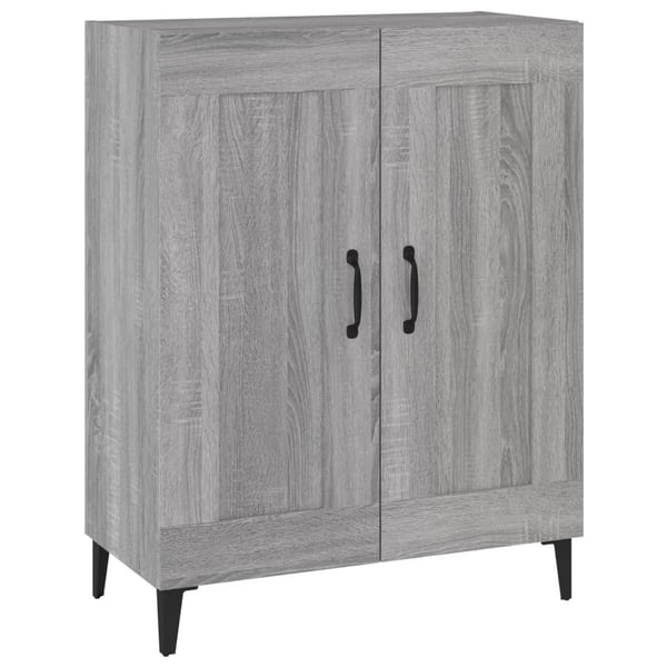 vidaXL Skjenk grå sonoma 69,5x34x90 cm konstruert tre