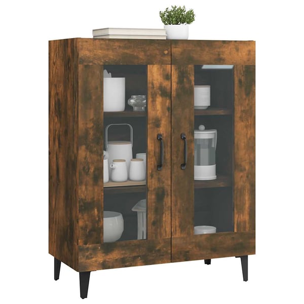 vidaXL Skjenk grå sonoma 69,5x34x90 cm konstruert tre