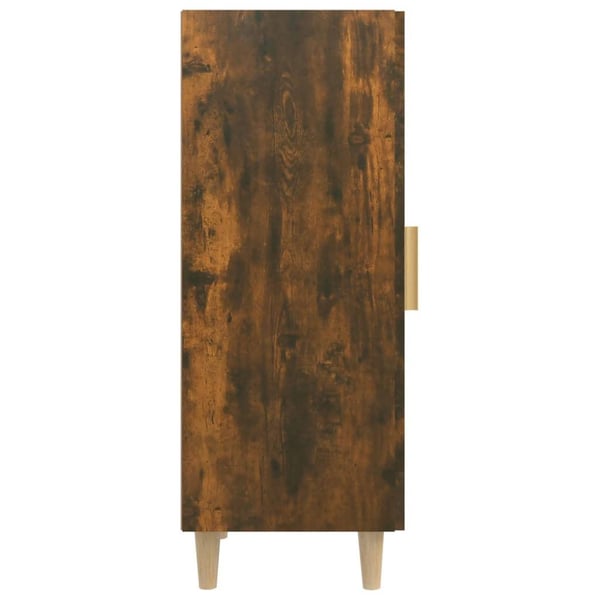 vidaXL Skjenk røkt eik 34,5x34x90 cm konstruert tre