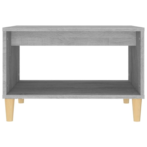 vidaXL Salongbord grå sonoma 60x50x40 cm konstruert tre