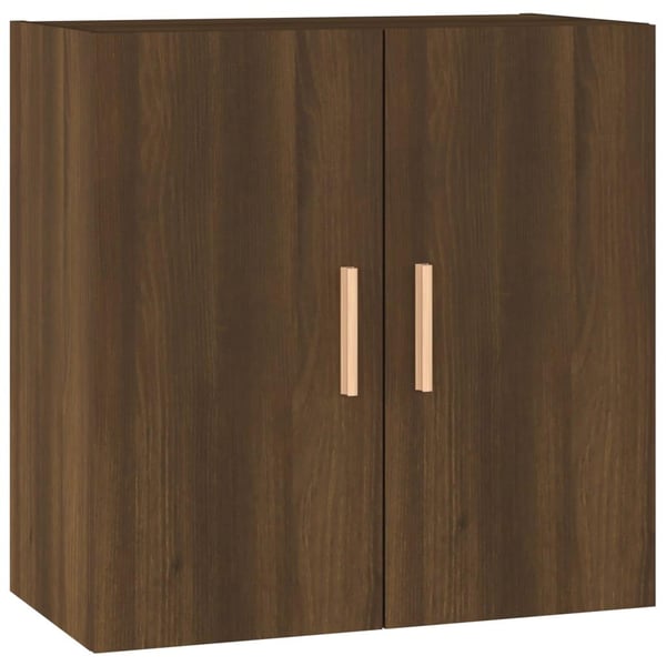 vidaXL vægskab 60x30x60 cm konstrueret træ brun egetræsfarve