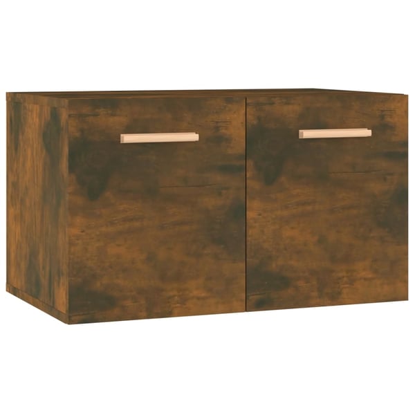 vidaXL Veggskap røkt eik 60x36,5x35 cm konstruert tre