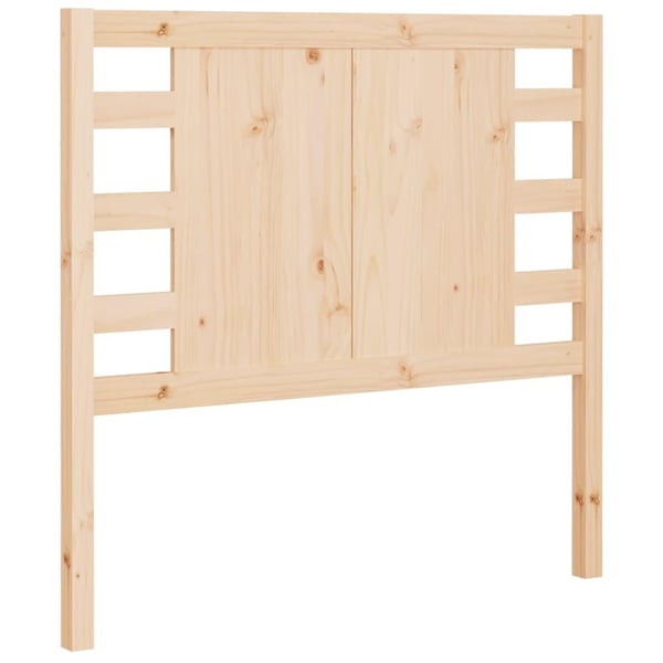 vidaXL Sengegavl 96x4x100 cm heltre furu