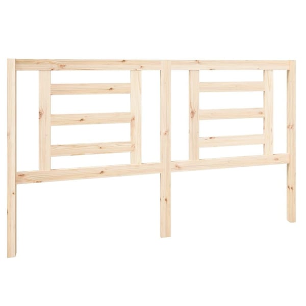 vidaXL Sengegavl 166x4x100 cm heltre furu