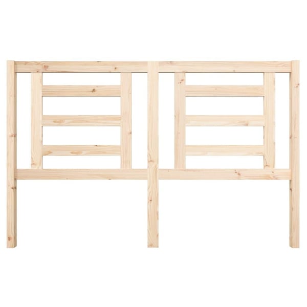 vidaXL Sengegavl 156x4x100 cm heltre furu