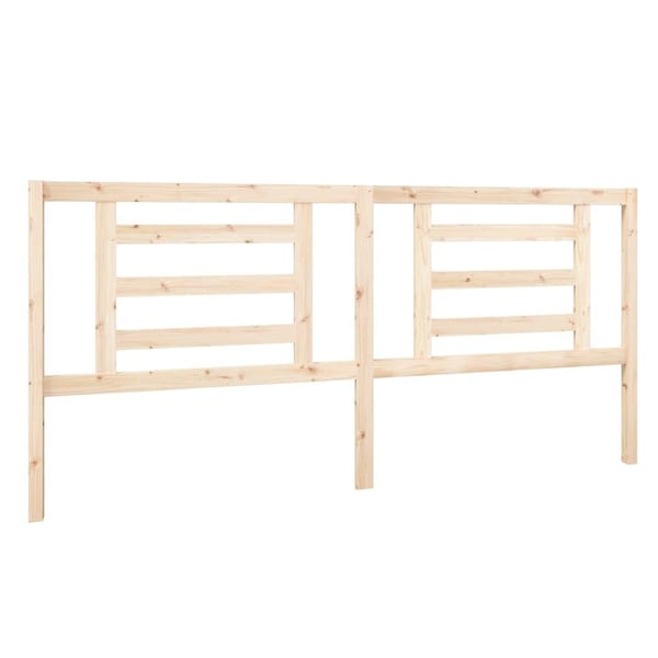 vidaXL Sengegavl 206x4x100 cm heltre furu