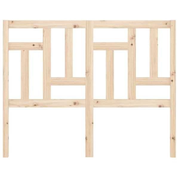 vidaXL Sengegavl 140,5x4x100 cm heltre furu